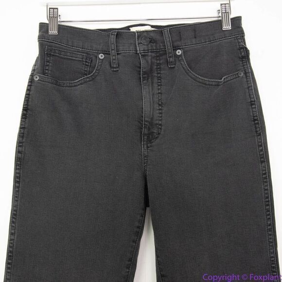 NEW Madewell Stovepipe Jeans in Banberry Wash: Raw-Hem Edition, 28 - Picture 5 of 16